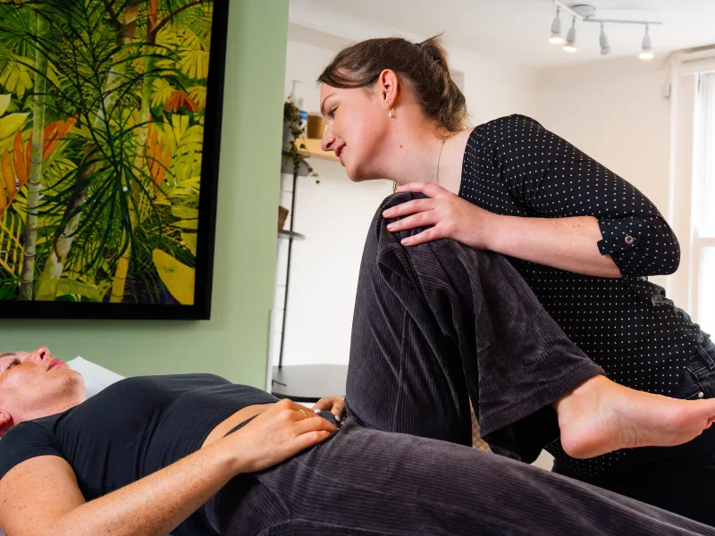 Osteopathy treatment room